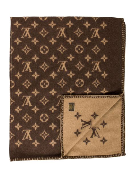 fake louis vuitton throw blanket|louis vuitton monogram blanket.